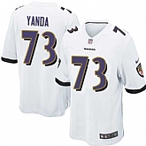 Nike Men & Women & Youth Ravens #73 Marshal Yanda White Team Color Game Jersey,baseball caps,new era cap wholesale,wholesale hats